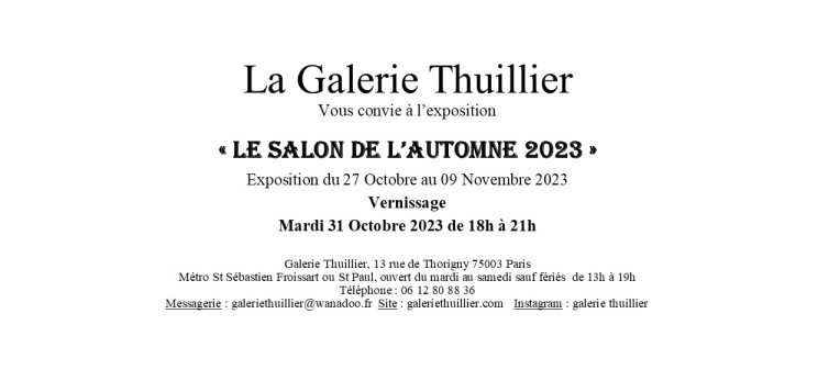 carton salon de l'automne 2023